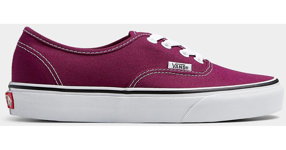 Vans Authentic eggplant Sneakers Women in Purple Lyst