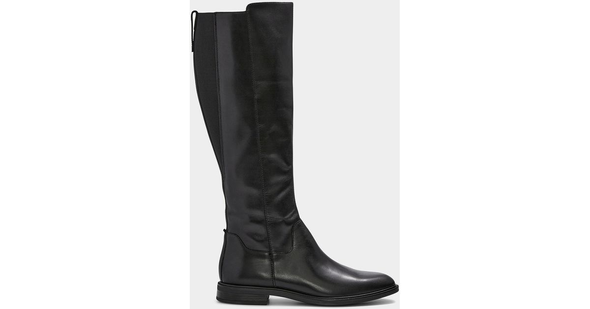 Vagabond Shoemakers Frances 2.0 Zip Knee Boot Women in Black | Lyst
