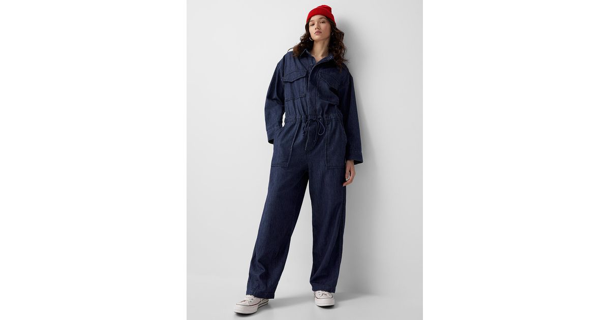 Levis baggy denim store overalls