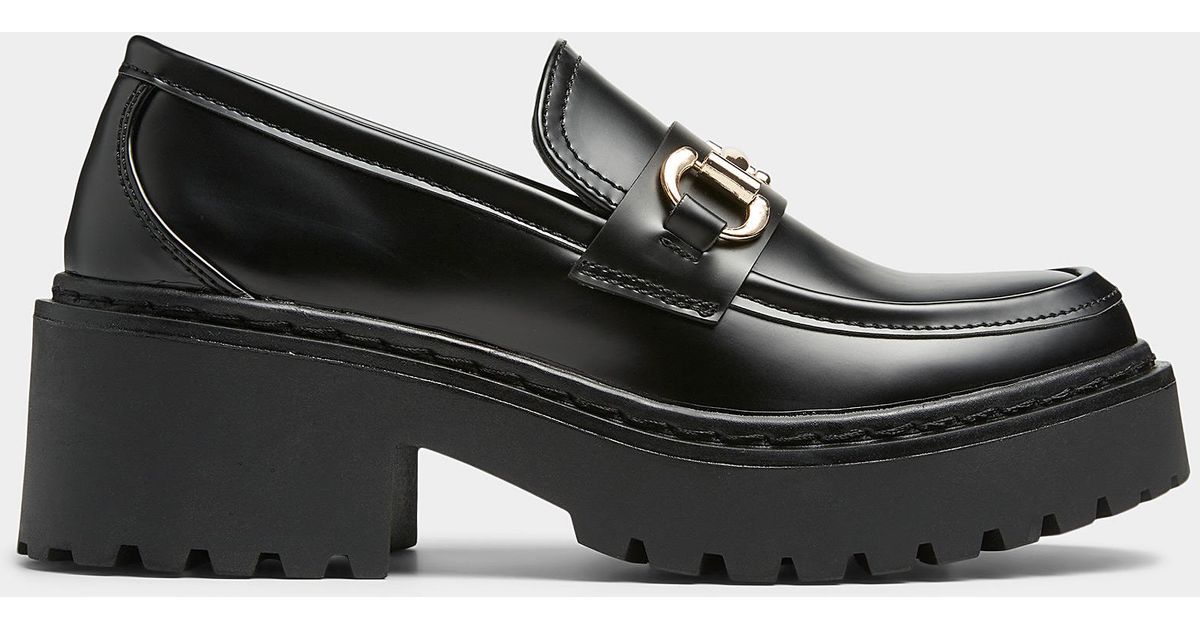 Steve Madden Approach Platform Loafers Women in Black Lyst