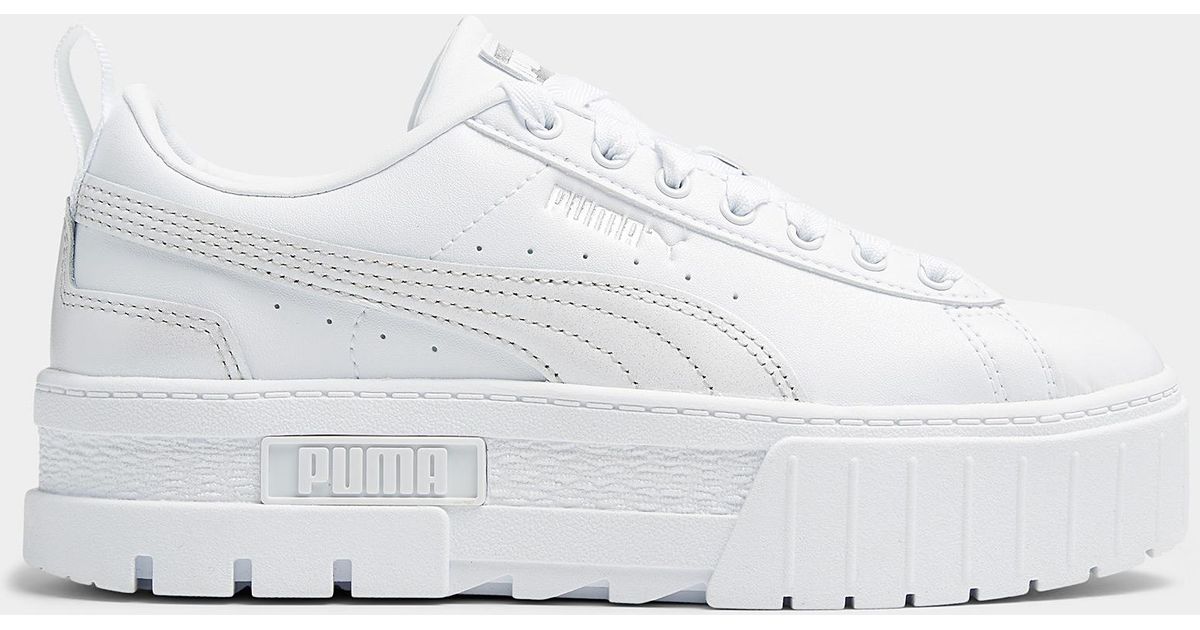 puma mayze glow white