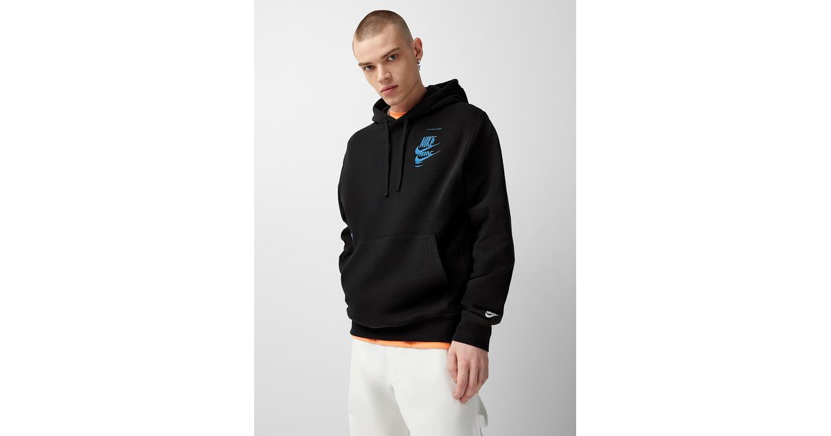 Nike Multi Swoosh Hoodie in Black for Men Lyst