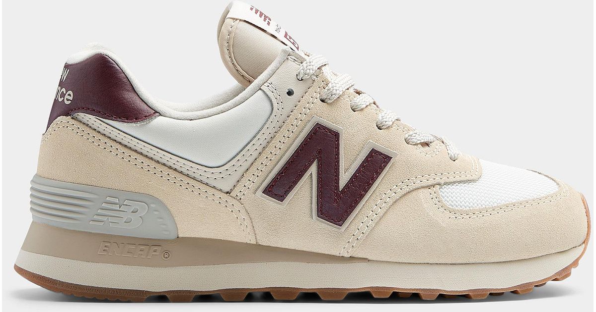 New Balance Suede Core 574 Sneakers Women in Cream Beige (Natural) | Lyst