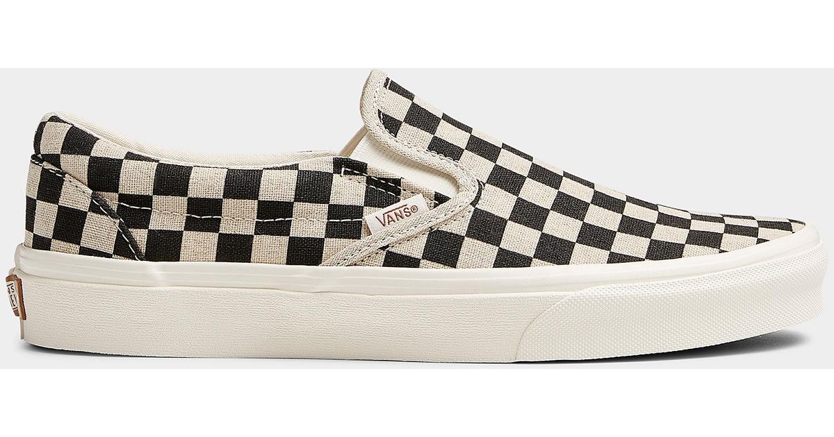 Vans Canvas Eco Theory Classic Checkerboard Slip for Men | Lyst