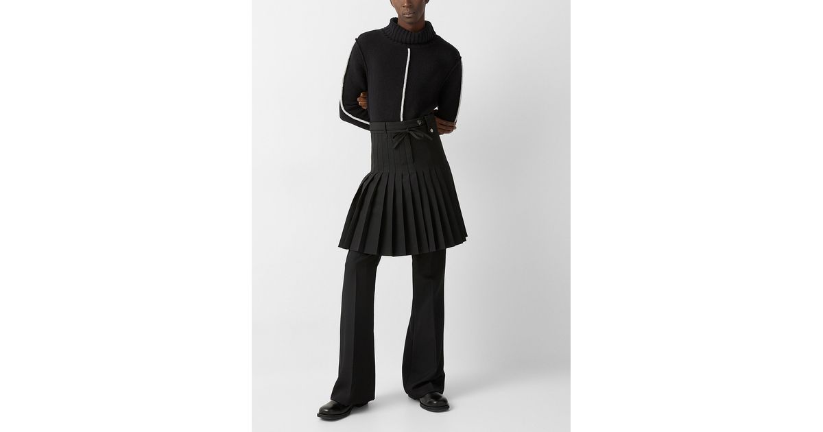 EGONlab Black Pleated Miniskirt