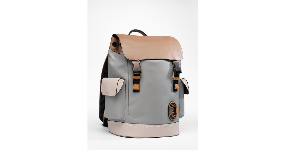 rivington backpack in colorblock with coach patch