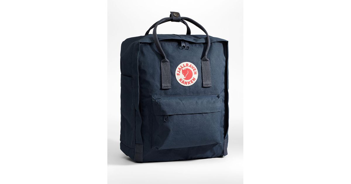 fjallraven navy backpack