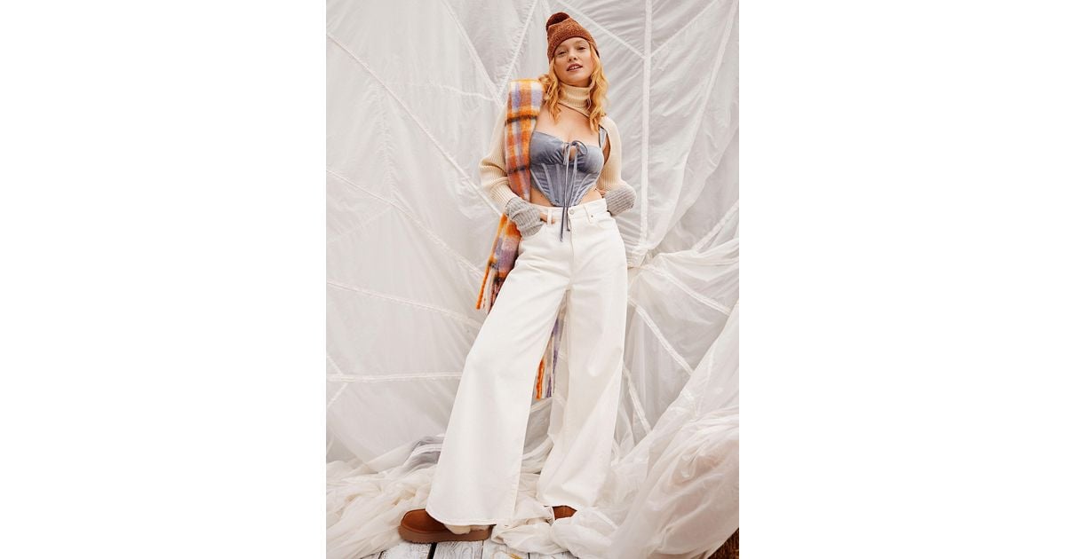 Levi's Xl Flood Wide in White | Lyst Canada