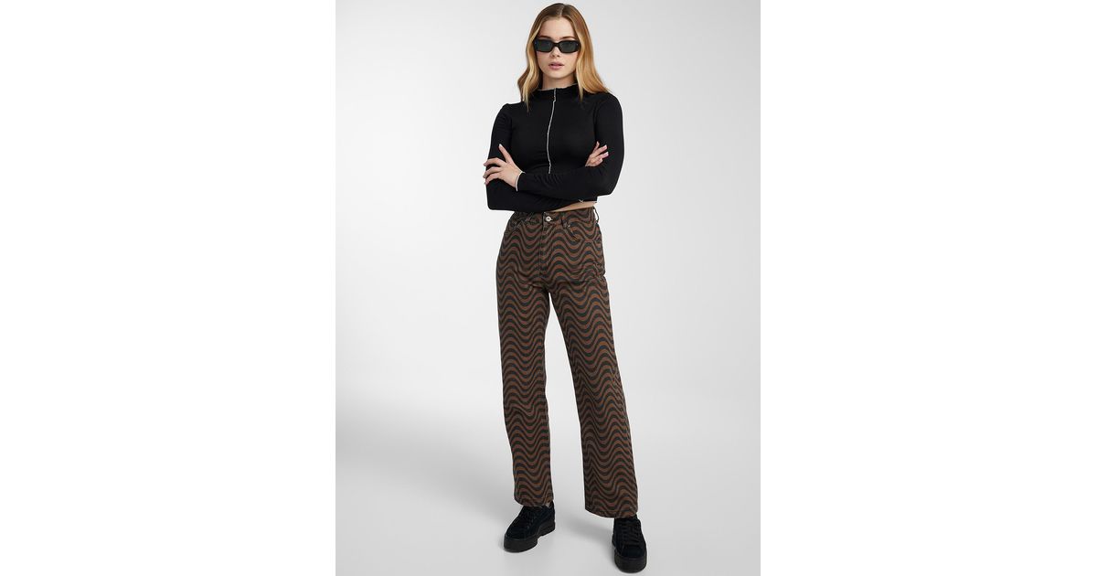 The Ragged Priest Denim Brown And Black 