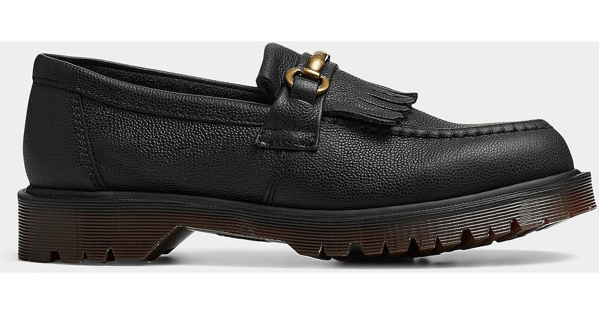 Dr. Martens Adrian Westminster Snaffle Kiltie Loafers Men in Black