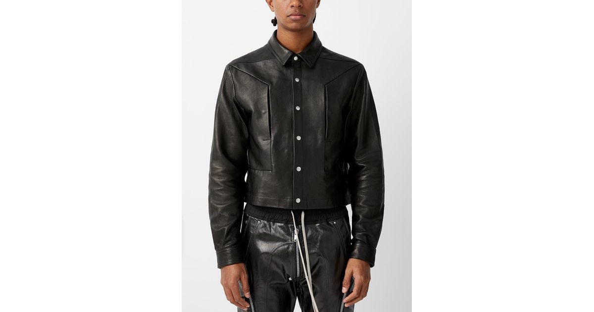 Rick Owens Alice Strobe Jacket in Black for Men | Lyst Rick Owens Alice Strobe Jacket in Black for Men | Lyst
