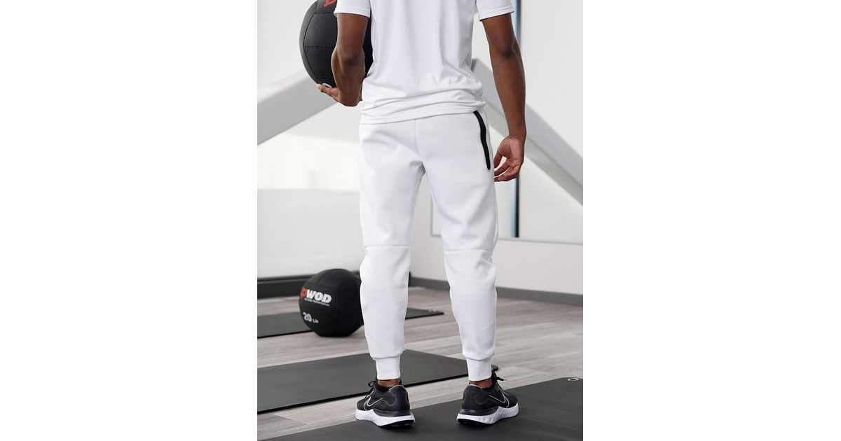 Nike Tech Fleece Angular Seam joggers in White for Men | Lyst Canada