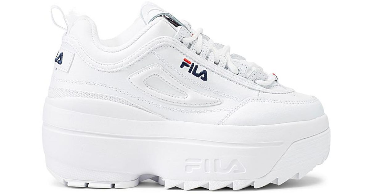 fila disruptor ii wedge wmn white