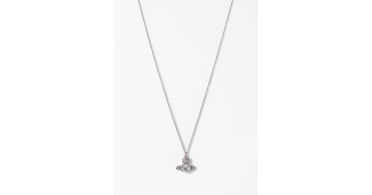 VIVIENNE WESTWOOD Necklace ARIELLA Silver Pink Zirconia Chain 40-45cm Japan  | eBay