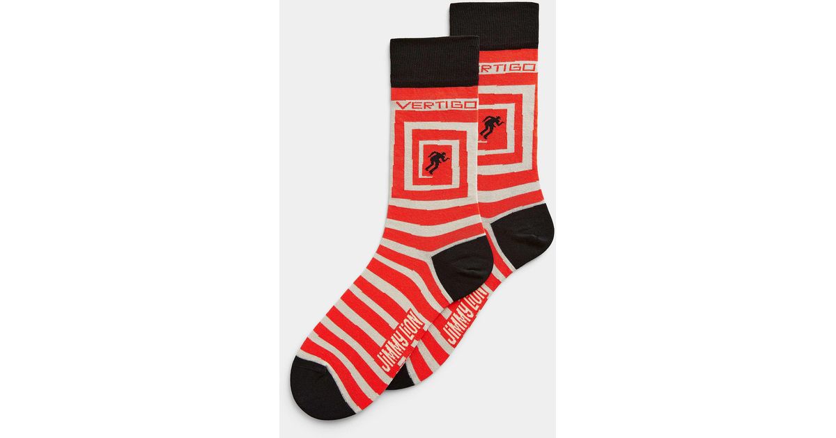 Jimmy Lion Hitchcock Vertigo Socks in Red for Men Lyst