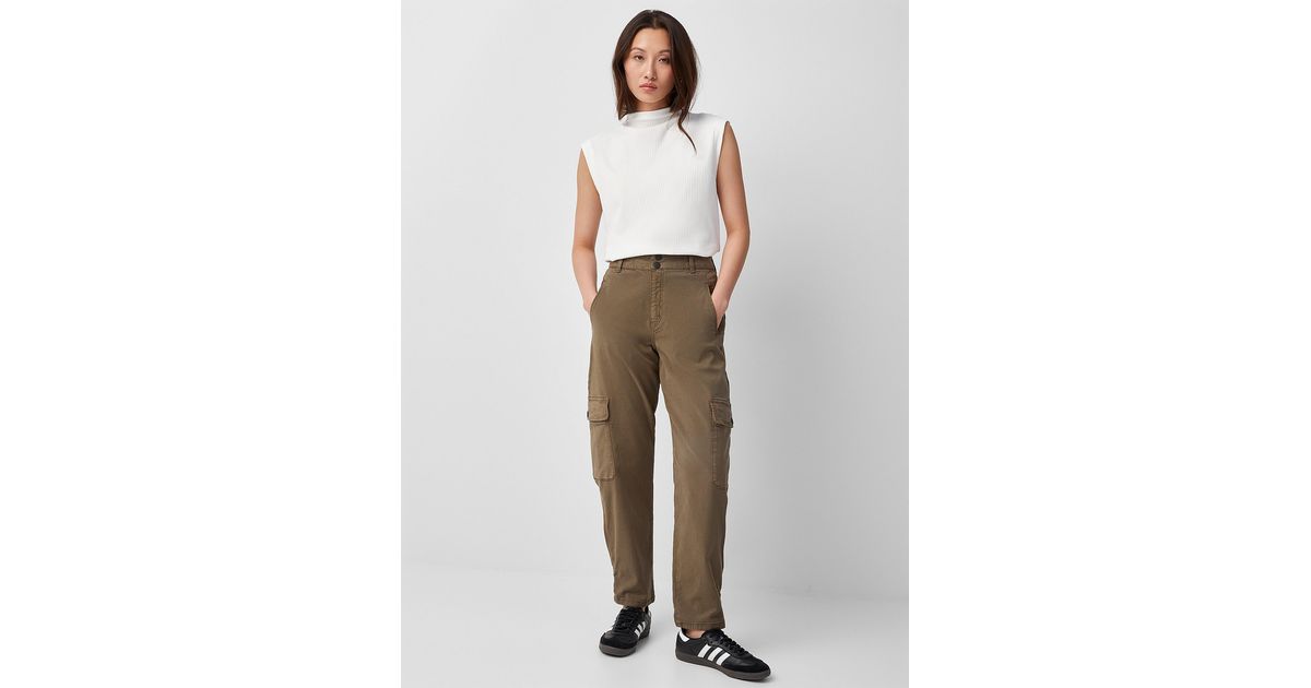 Mavi Elsie Cargo Pant in White