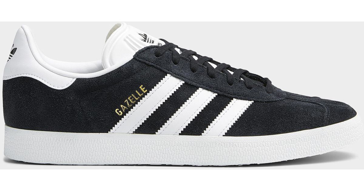 adidas Originals Suede Gazelle Sneakers Men in Black for Men | Lyst