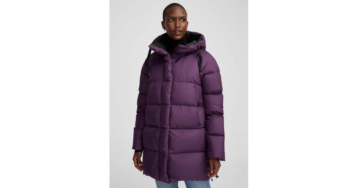 Kanuk Kiruna Loose Down Puffer Jacket in Purple | Lyst