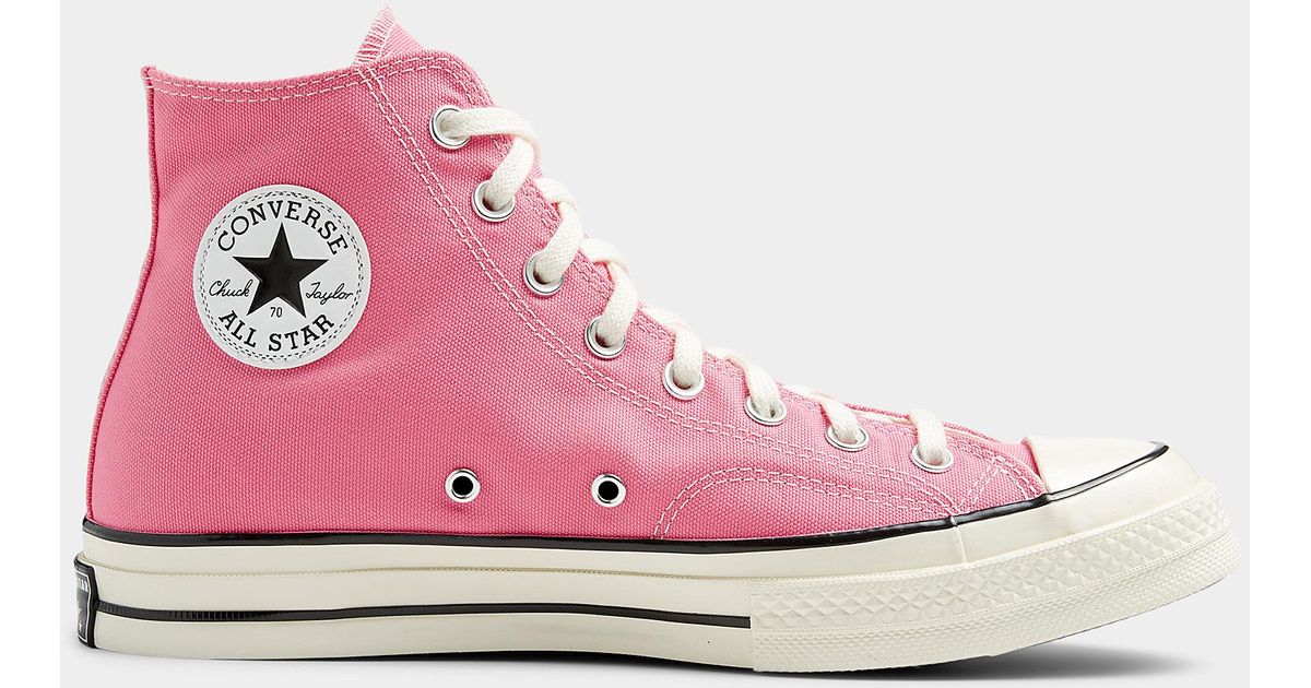 Converse Bubblegum Pink Chuck 70 High Top Sneakers Men for Men | Lyst
