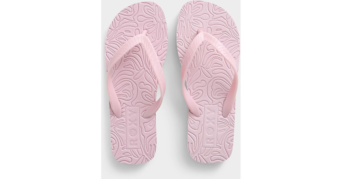 Wec Roxy Pink Roxy Beach Up Flip in Pink | Lyst