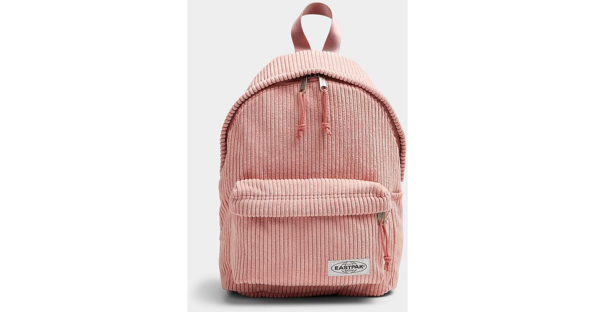 Eastpak Orbit Corduroy Backpack in Pink | Lyst