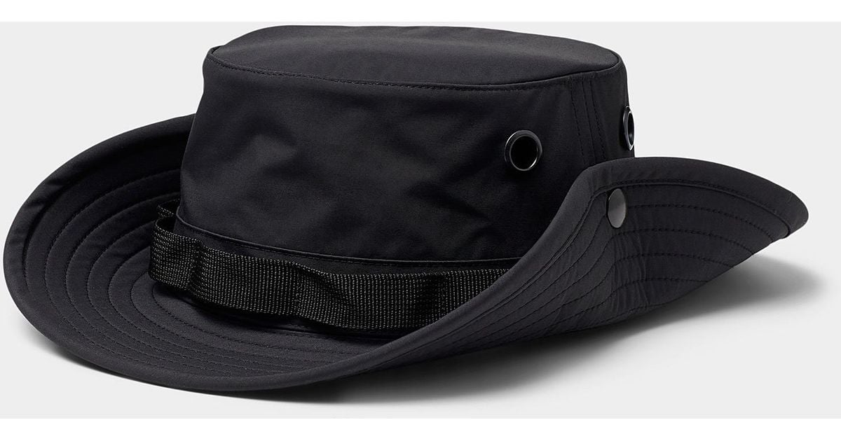 Tilley Recycled Canvas Bucket Hat in Black for Men Lyst