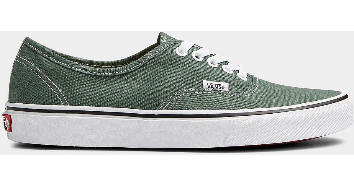 Vans Color Theory Authentic Sneakers Men in Green for Men Lyst Canada