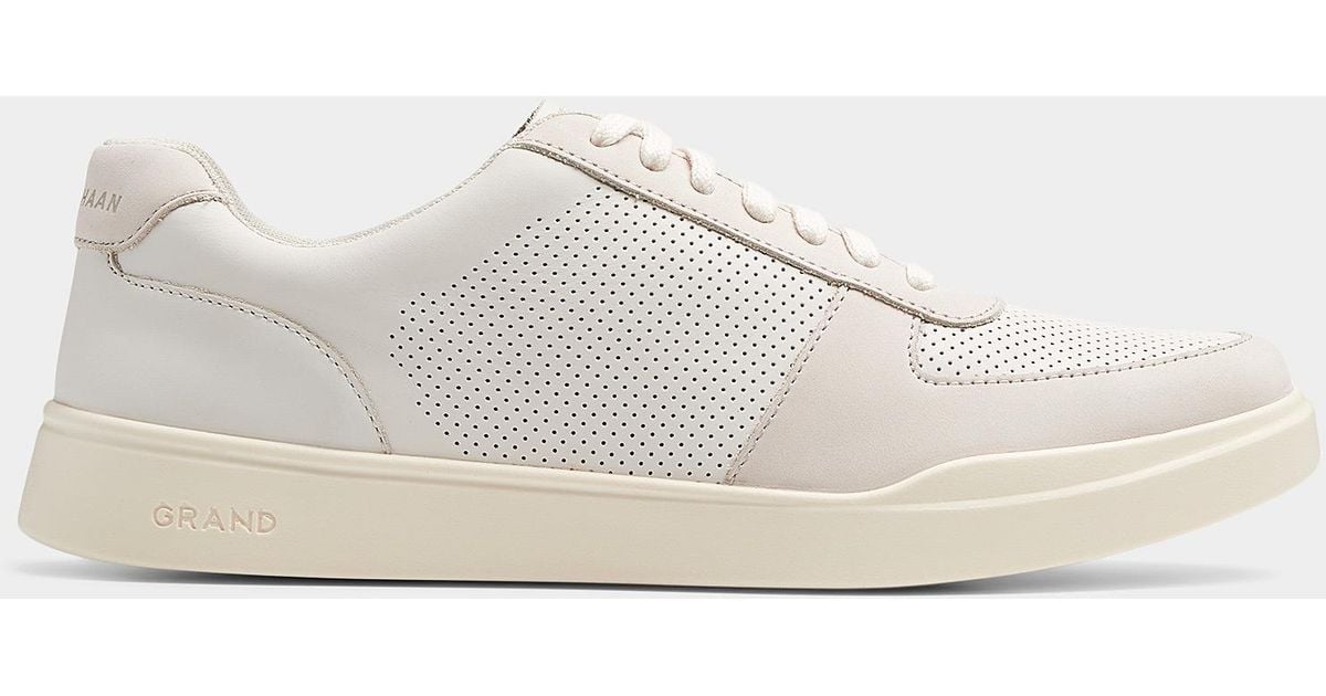 cole haan white tennis shoes