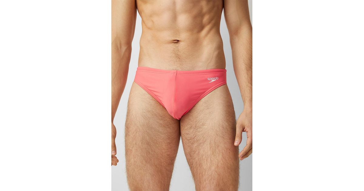 Speedo Solar Swim Brief in Pink for Men | Lyst