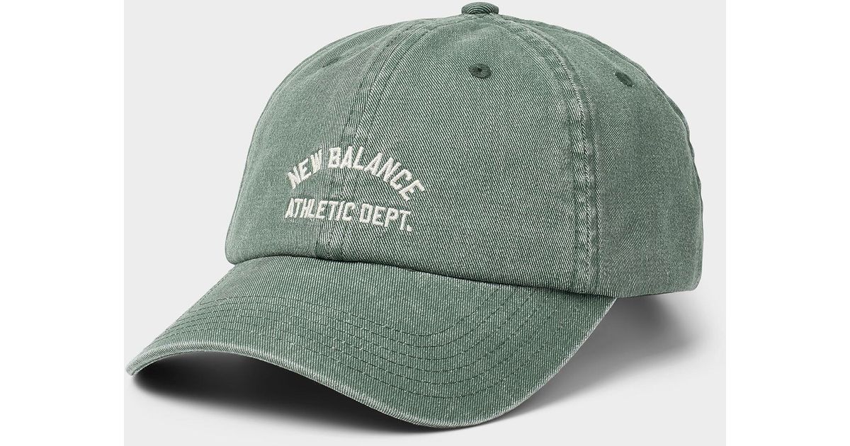 ハット +New Balance+ NBGDFS1102 Letter Logo Ball Cap DARK GREEN NBG New balance Nb Logo cap Green | Dressinn