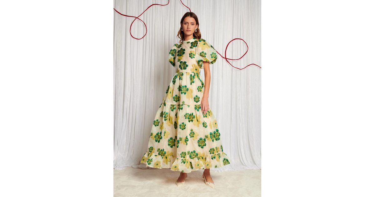 新作 英国発 Sister Jane限定 DREAM Oriole Jacquard Maxi Dress Sister Jane Dream Oriole Jacquard Maxi Dress | Lyst