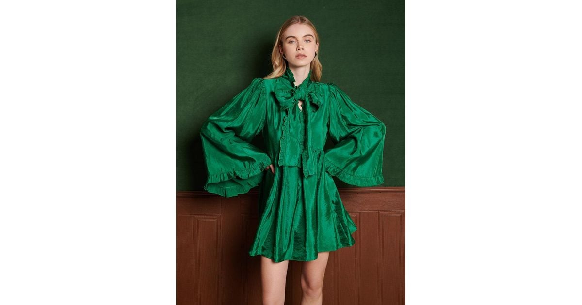 Sister Jane Emerald Bow Mini Dress in Green | Lyst UK Sister Jane Emerald Bow Mini Dress in Green | Lyst UK
