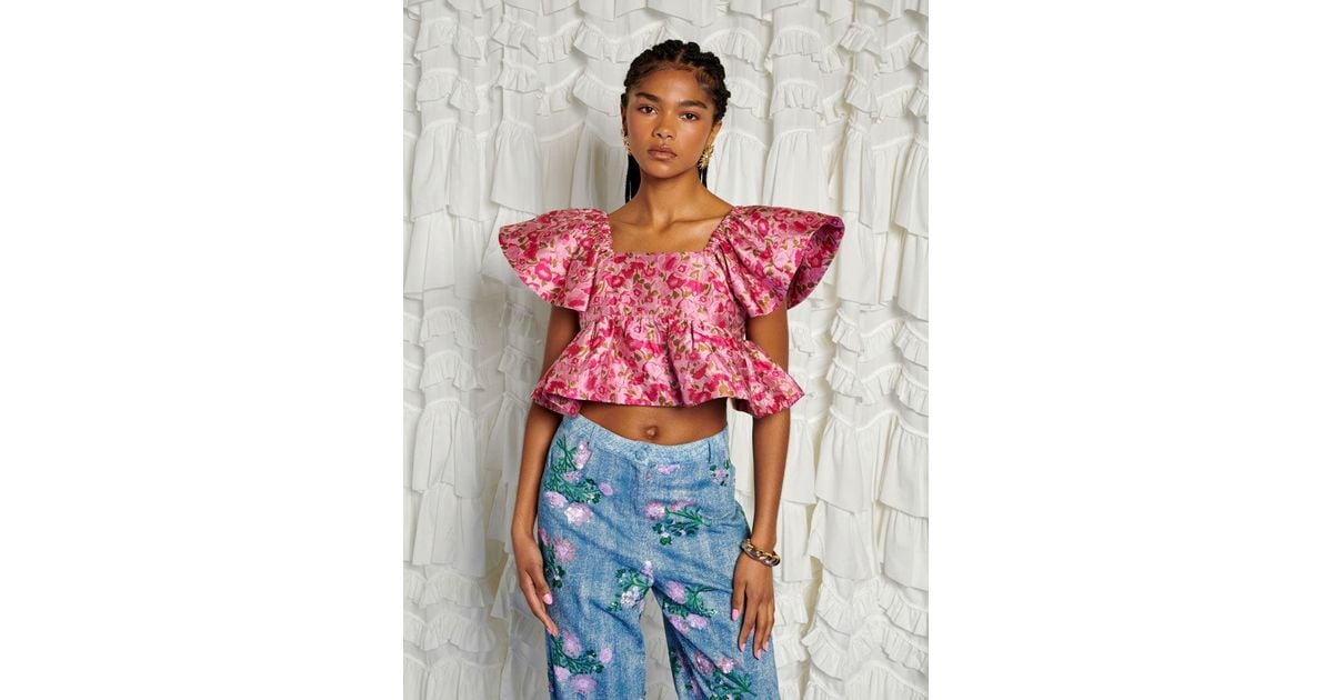 Sister Jane Dream Primavera Jacquard Top | Lyst