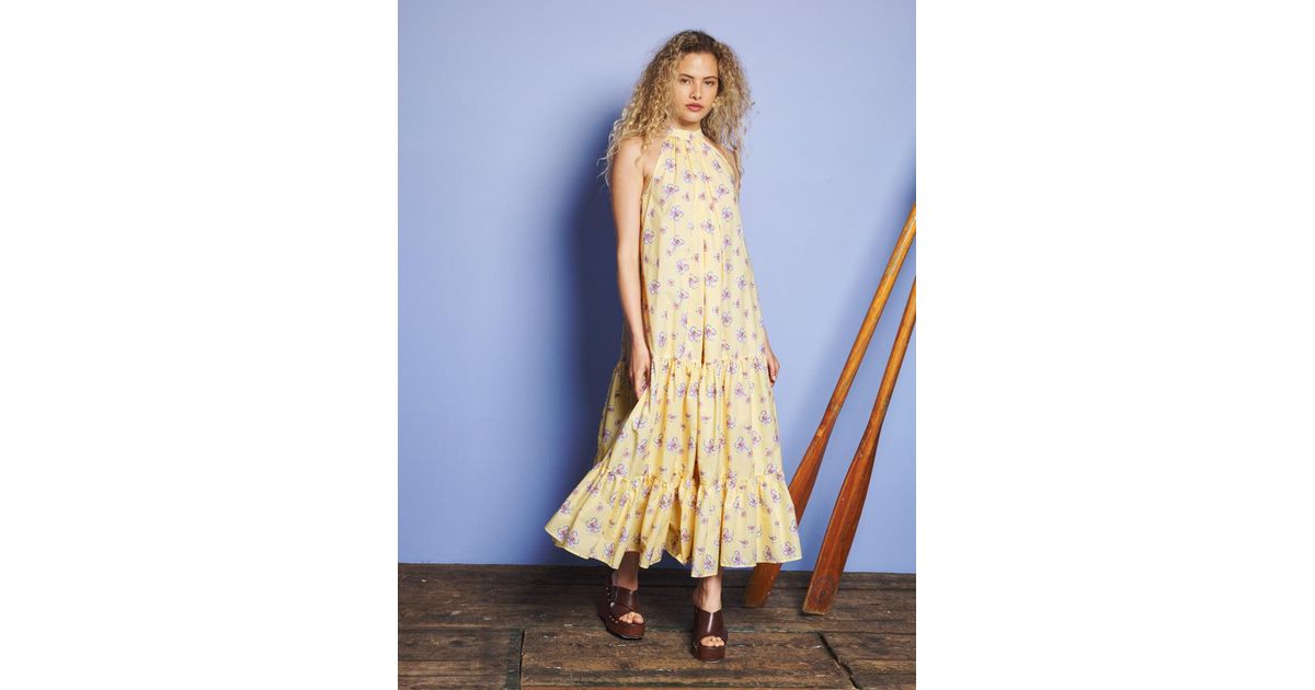 ワンピース sisterjane Lake Breeze Floral Maxi Dress Sister Jane Lake Breeze Floral Maxi Dress in Blue | Lyst