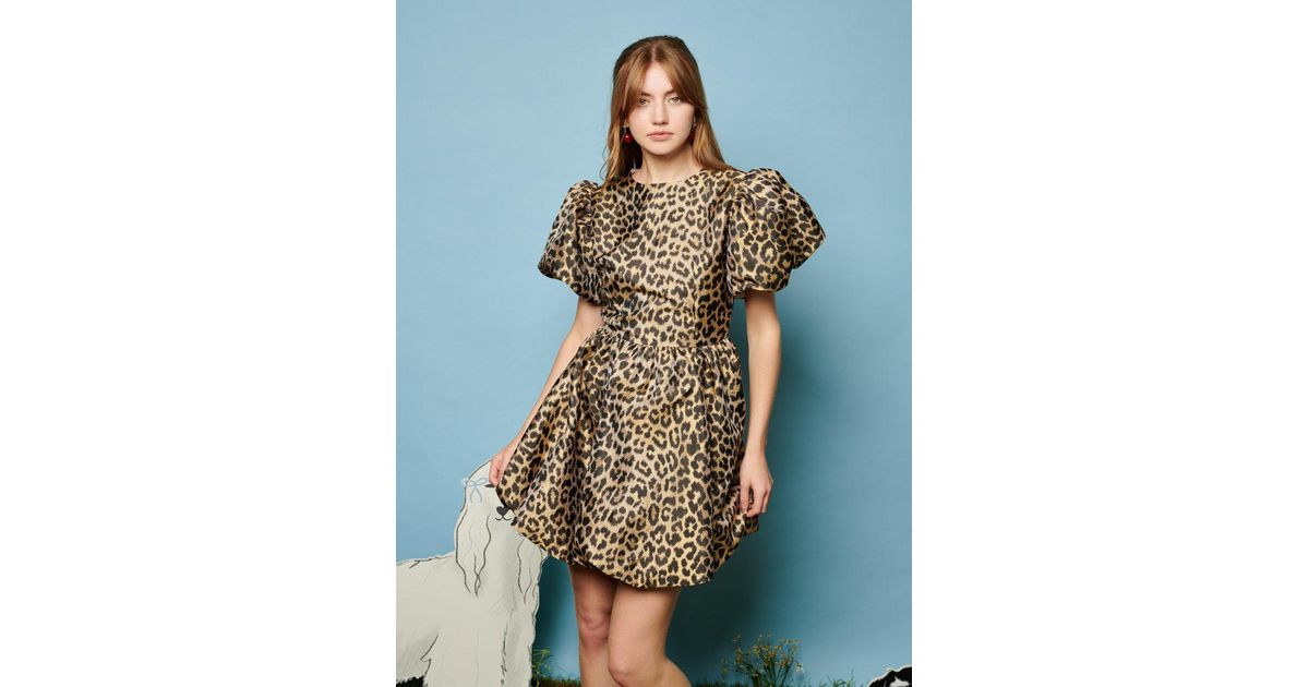 Sister Jane Lola Leopard Jacquard Dress in Blue | Lyst Sister Jane Lola Leopard Jacquard Dress in Blue | Lyst