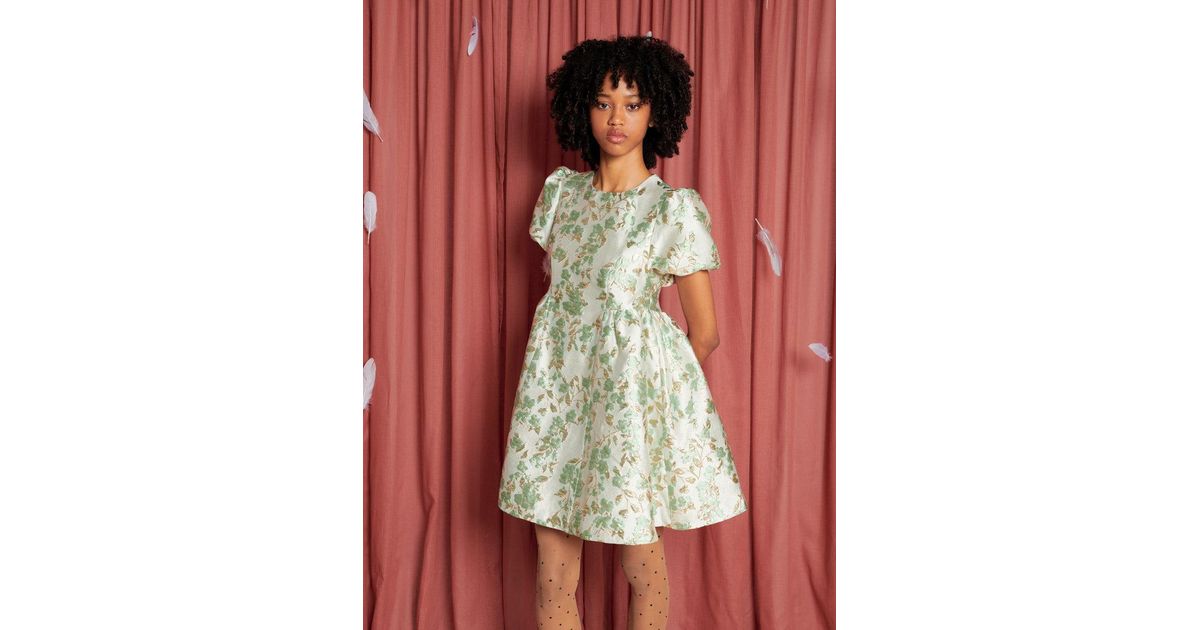 ワンピース sister jane Eider Jacquard Mini Dress Sister Jane Eider Jacquard Mini Dress in Red | Lyst