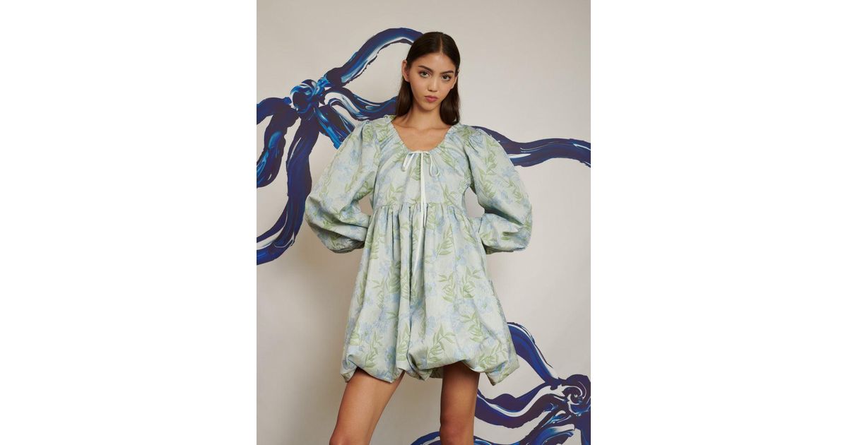 【sister jane】× P0PPY  Floral Hood Bubble Hem Mini Dress SJxPoppy_Look_237_trim_720x.