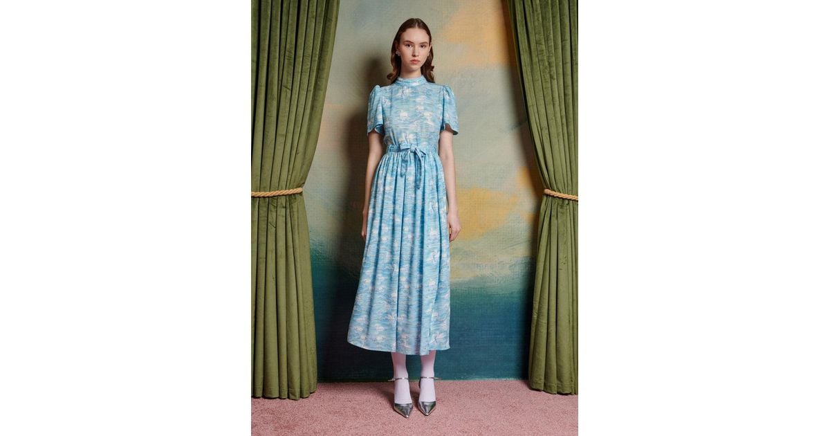 Sister Jane Enchanted Swan Print Dress in Green | Lyst