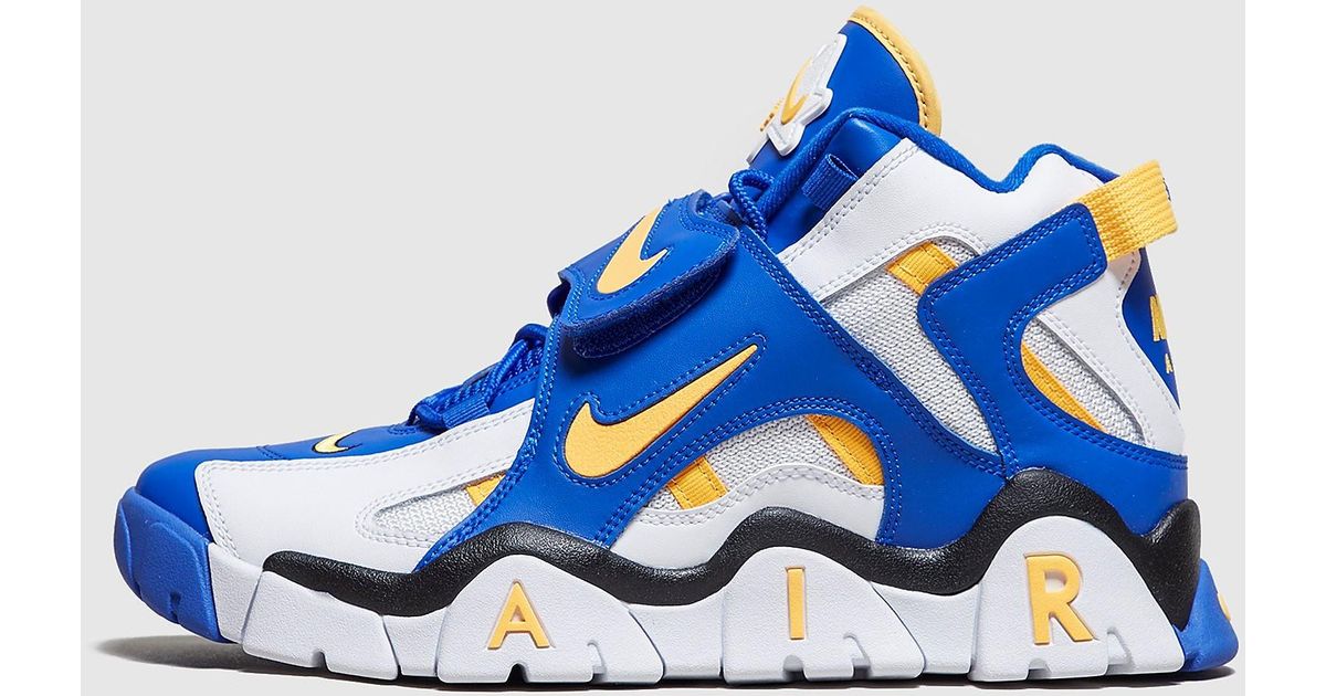 NIKE AIR BARRAGE MID SNEAKERS BIANCO BLU NERO AT7847 101 (44.5  BIANCO)|Sneaker Accessories| - AliExpress