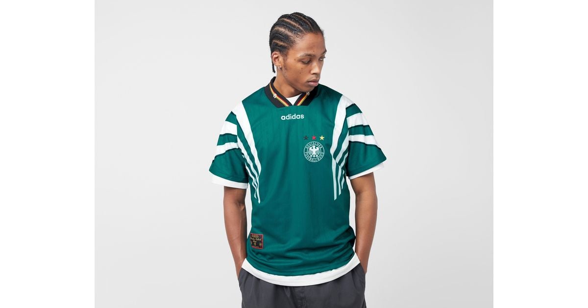adidas Originals Germany 1996 Away Jersey in Green for Men Lyst