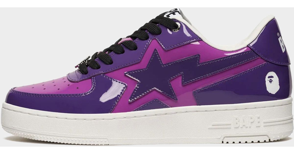A Bathing Ape Bape Sta Icon in Purple for Men | Lyst UK