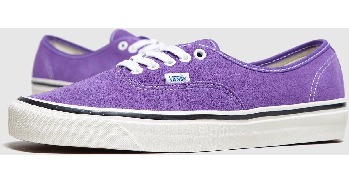 purple and white vans