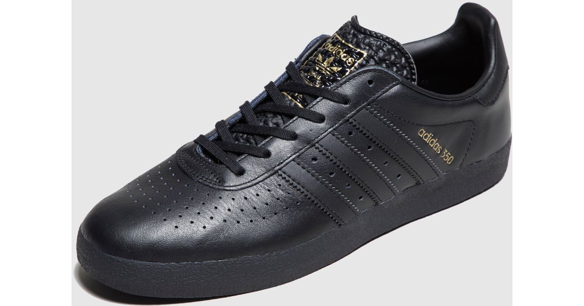 adidas originals 350 black leather