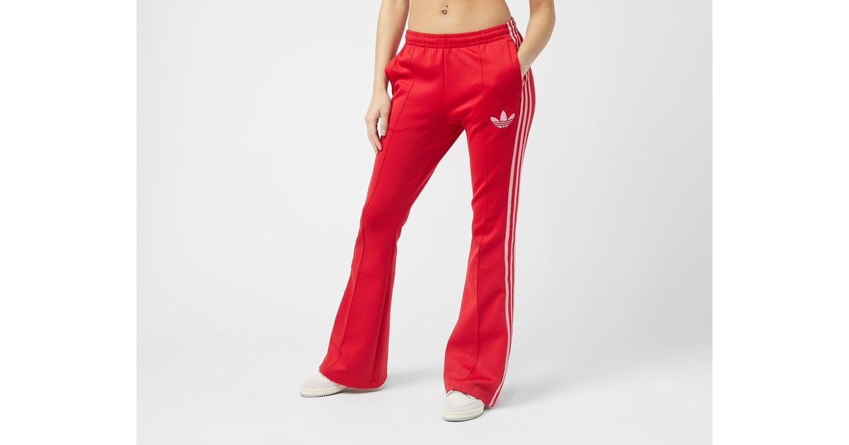 adidas flared track pants