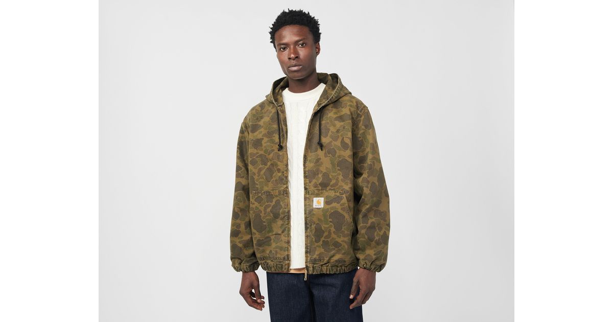 Carhartt Duck Camo Active Jacket in Green for Men Lyst UK
