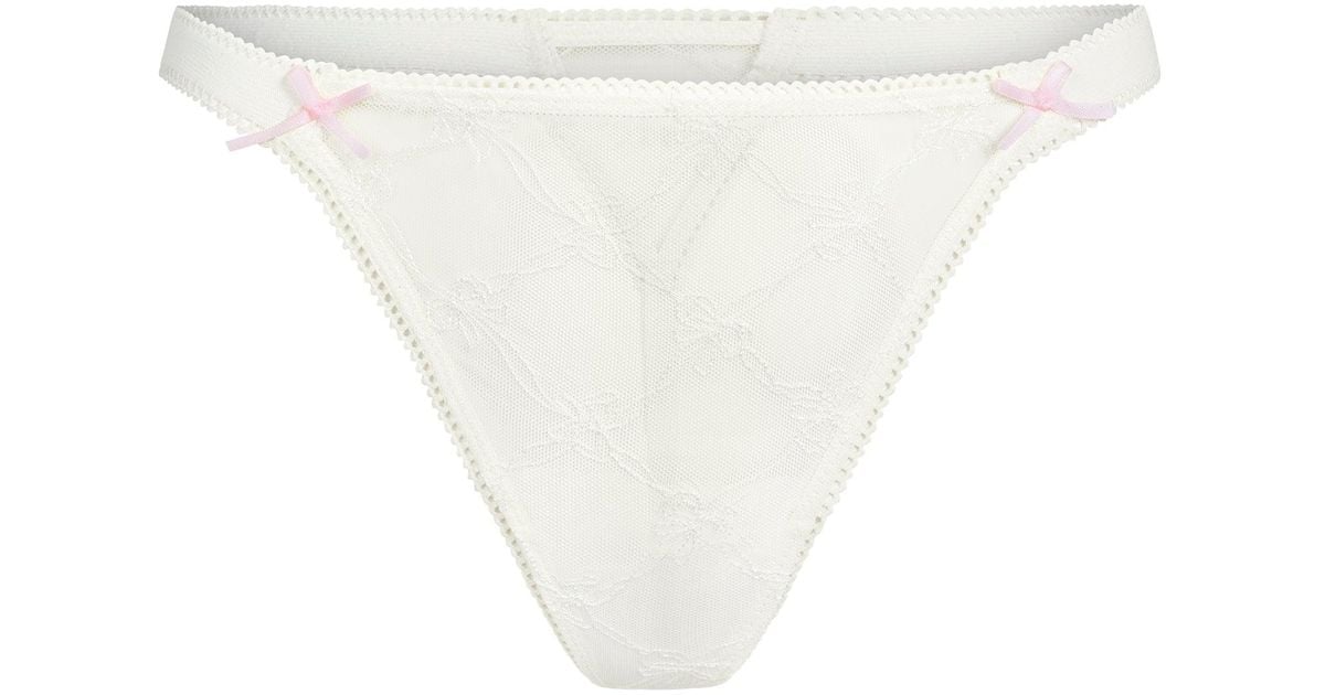 String Thang Skims String Thong in White | Lyst