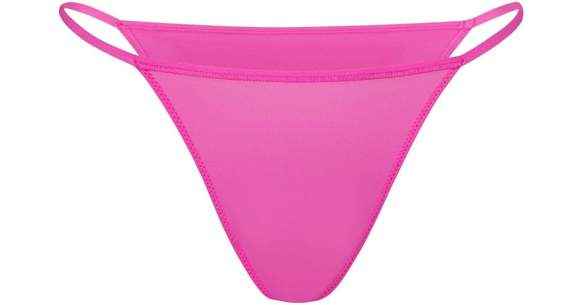 Skims Fits Everybody Cheeky String Bikini in Pink - Lyst