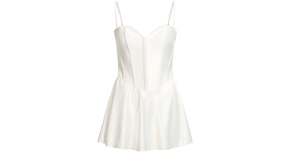 Skims Corset Dress in White | Lyst