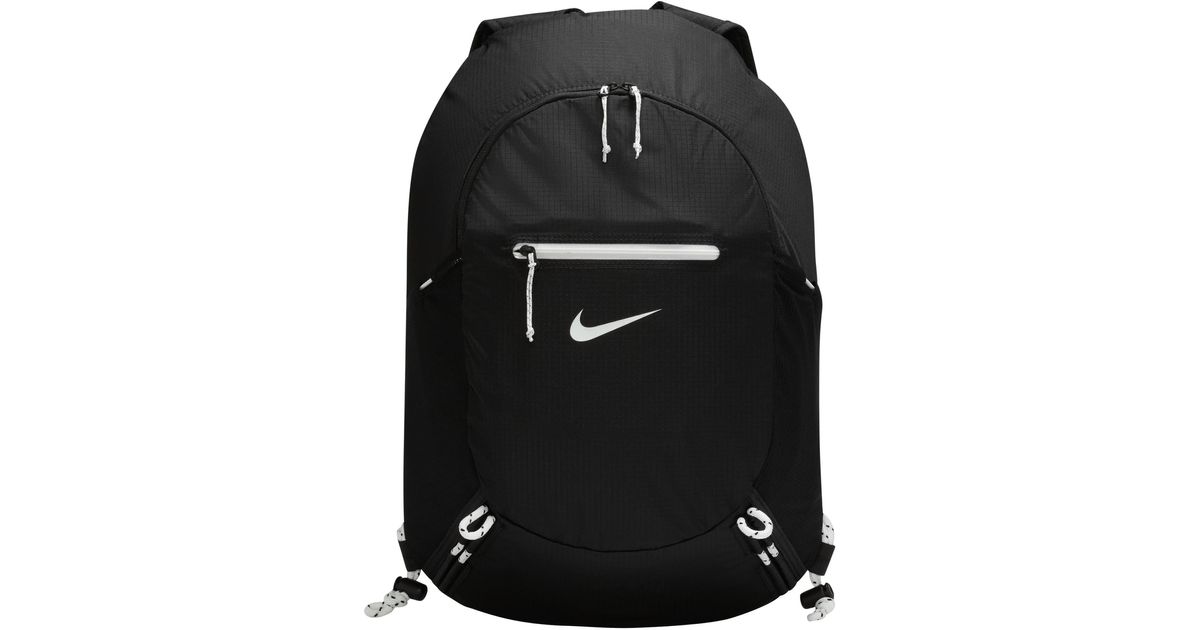 nike stash packable lightweight backpack in black