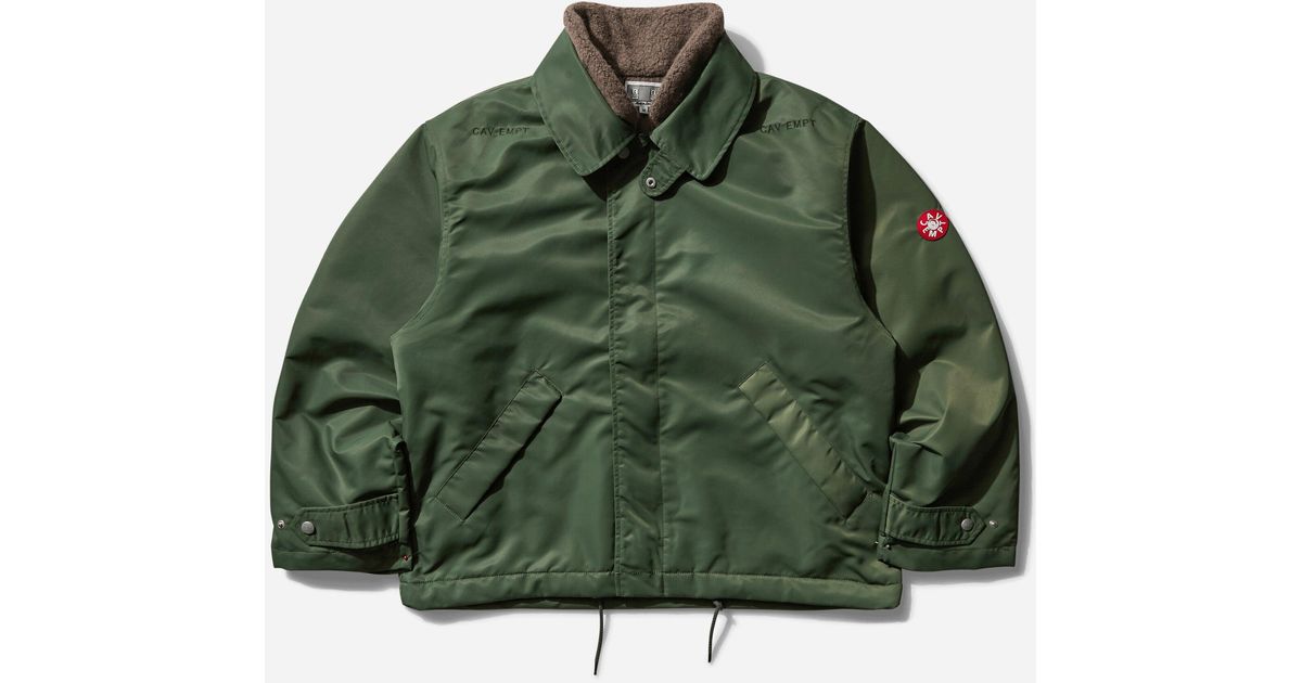 Cav Empt S Boa Inner Zip Jacket in Green for Men | Lyst UK